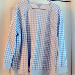 Draper James Gingham Sweatshirt